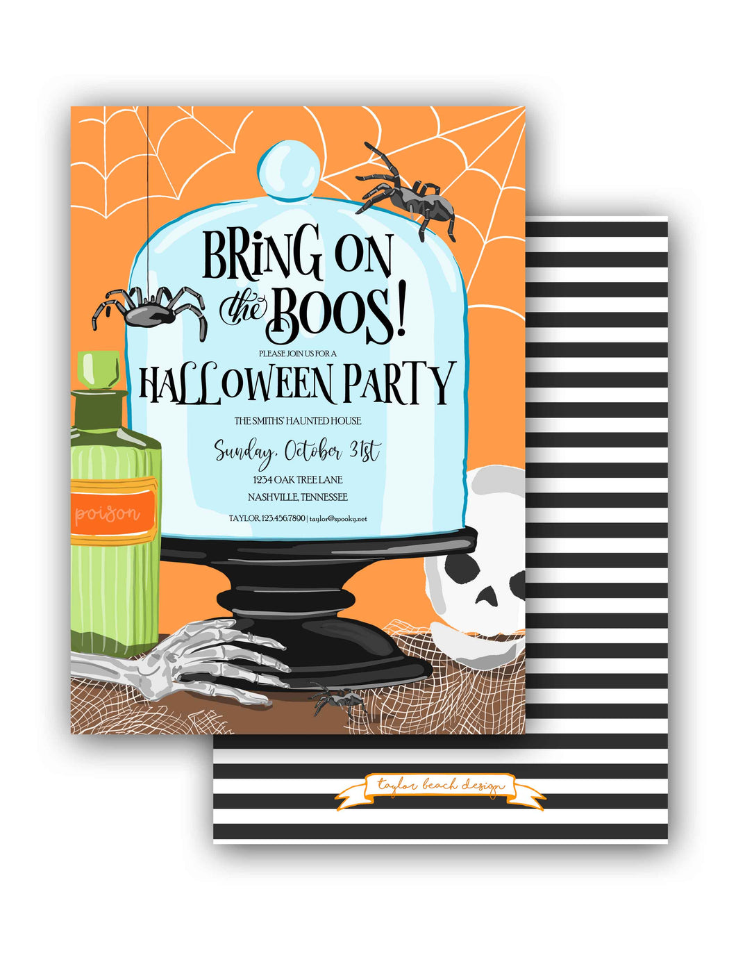 Spooky Scene Halloween Invitation
