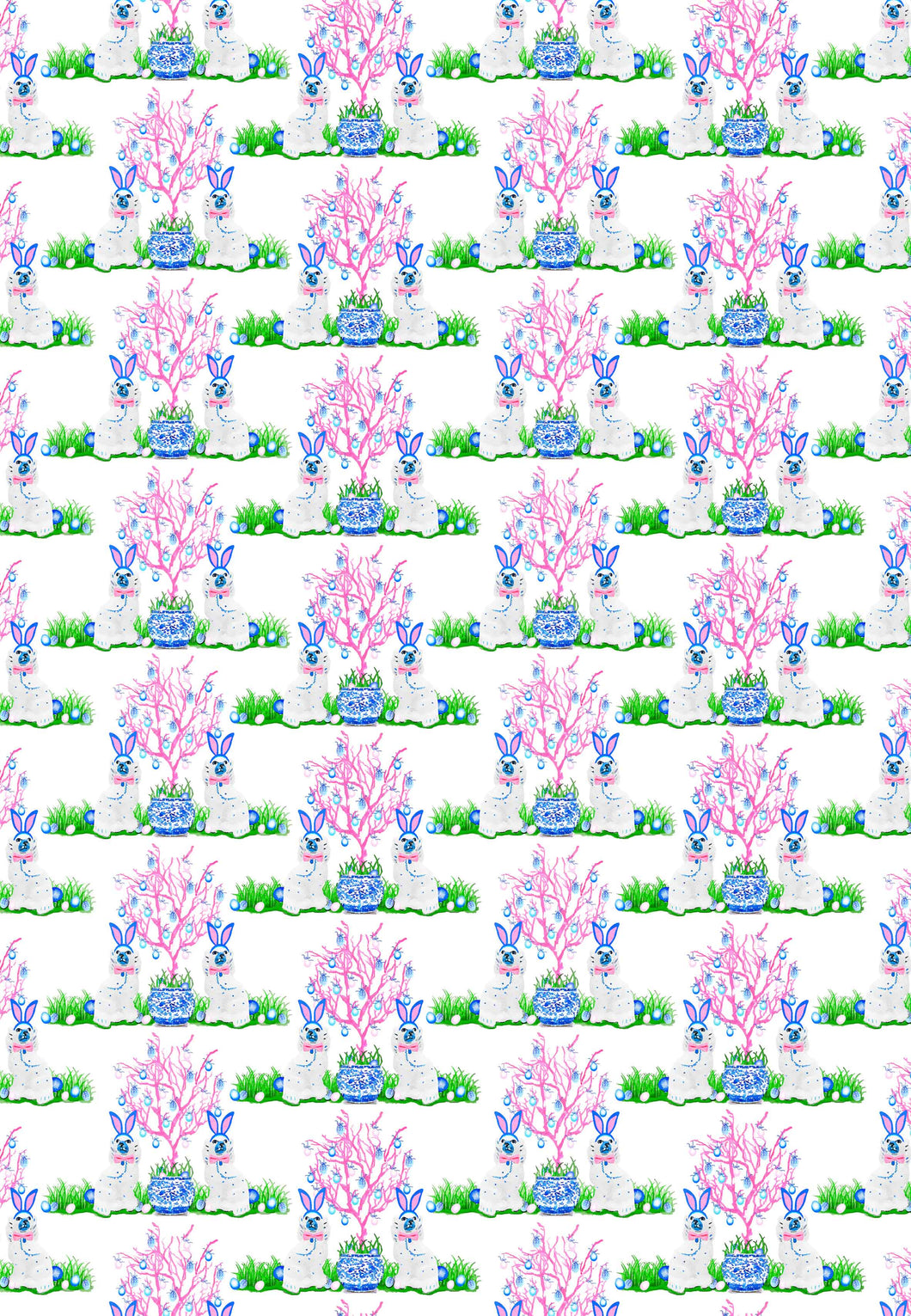 Spring Staffies Easter Gift Wrap