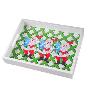 St. Chinoiserie High Shine Lacquered Tray