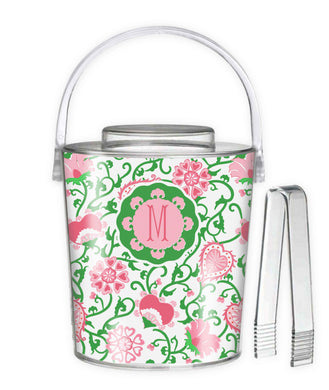 Sweetheart Suzani, Pink, Personalized Valentine's Ice Bucket