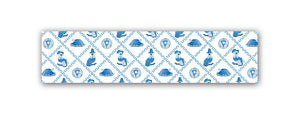 Thanksgiving Pilgrim Pooches Table Runner, 2 Sizes Available, Blue