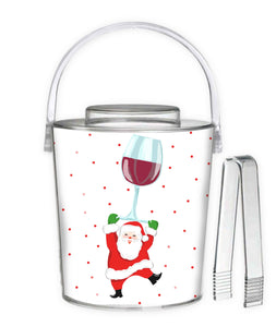 Tipsy & Bright Ice Bucket, Red Wine