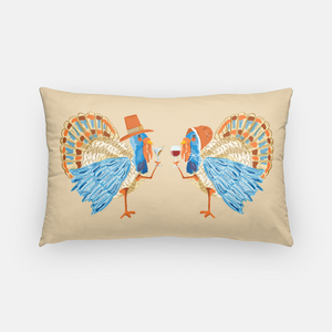 Tipsy Turkeys Thanksgiving14"x20" Pillow Cover, Autumn