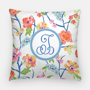 Conservatory Garden, Bone White, Personalized 20"x20" Pillow Cover