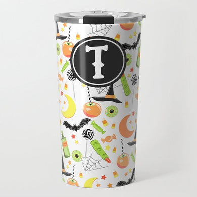 Happy Haunts Halloween Personalized - Travel Tumbler, Classic