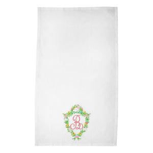 Easter Crest Personalized Poly Twill Tea Towels, Set of 2