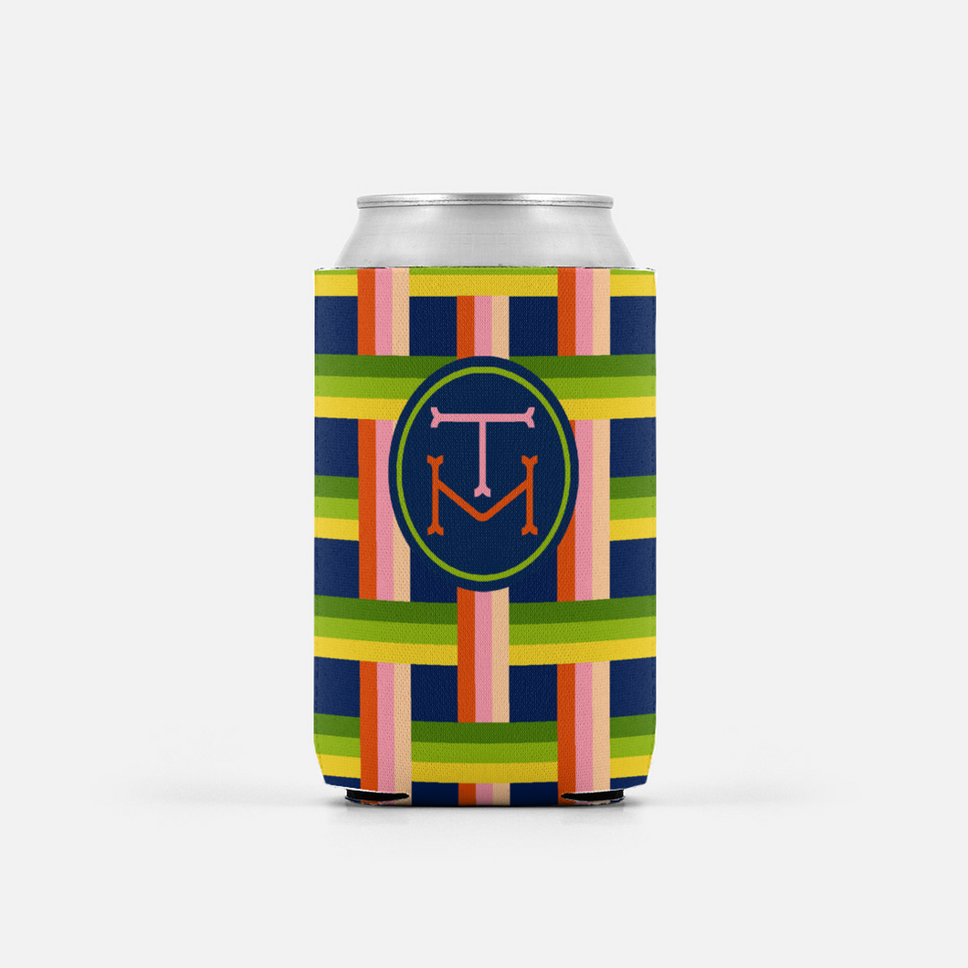 Warp & Weft Set of 2 Personalized Can Coolers