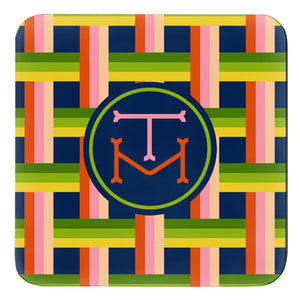 Warp & Weft Personalized 4"x 4" Paper Coasters