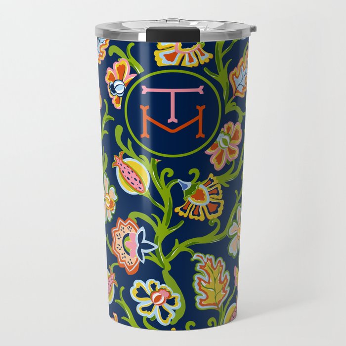 Jacobean Sky Personalized Travel Tumbler