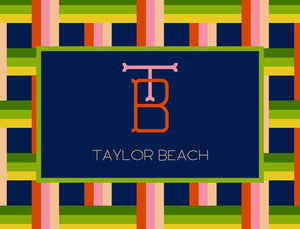 Warp & Weft Personalized Gift Sticker Label, Set of 24