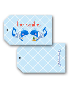 Whale, Yes, Please Personalized Hang Tags