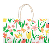 Load image into Gallery viewer, Petals Aplenty Tote Bag, Crisp Air