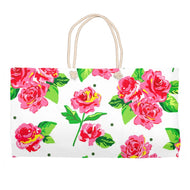 Cabbage Roses Tote Bag