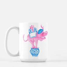 Load image into Gallery viewer, Trunk of Lovin&#39; Elephant Valentine&#39;s Porcelain Mug