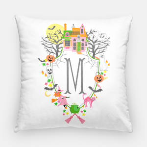 Halloween Crest Personalized 20"x20" Pillow Cover