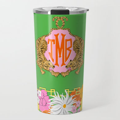Enchanted Tiger Personalized Travel Tumbler