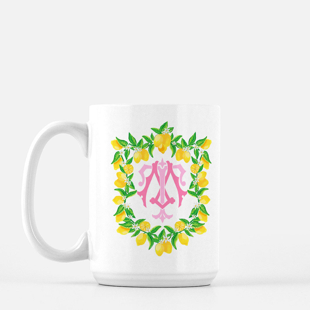 Lemon Crest, Pink Lemonade, Mug